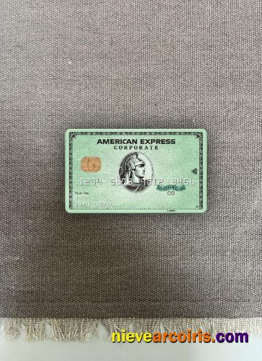 USA State Street Corporation bank AMEX green corporate card photolook